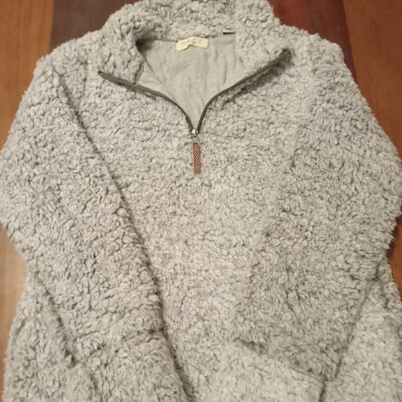 Gray sherpa jacket/teddy bear jacket - Picture 5 of 5